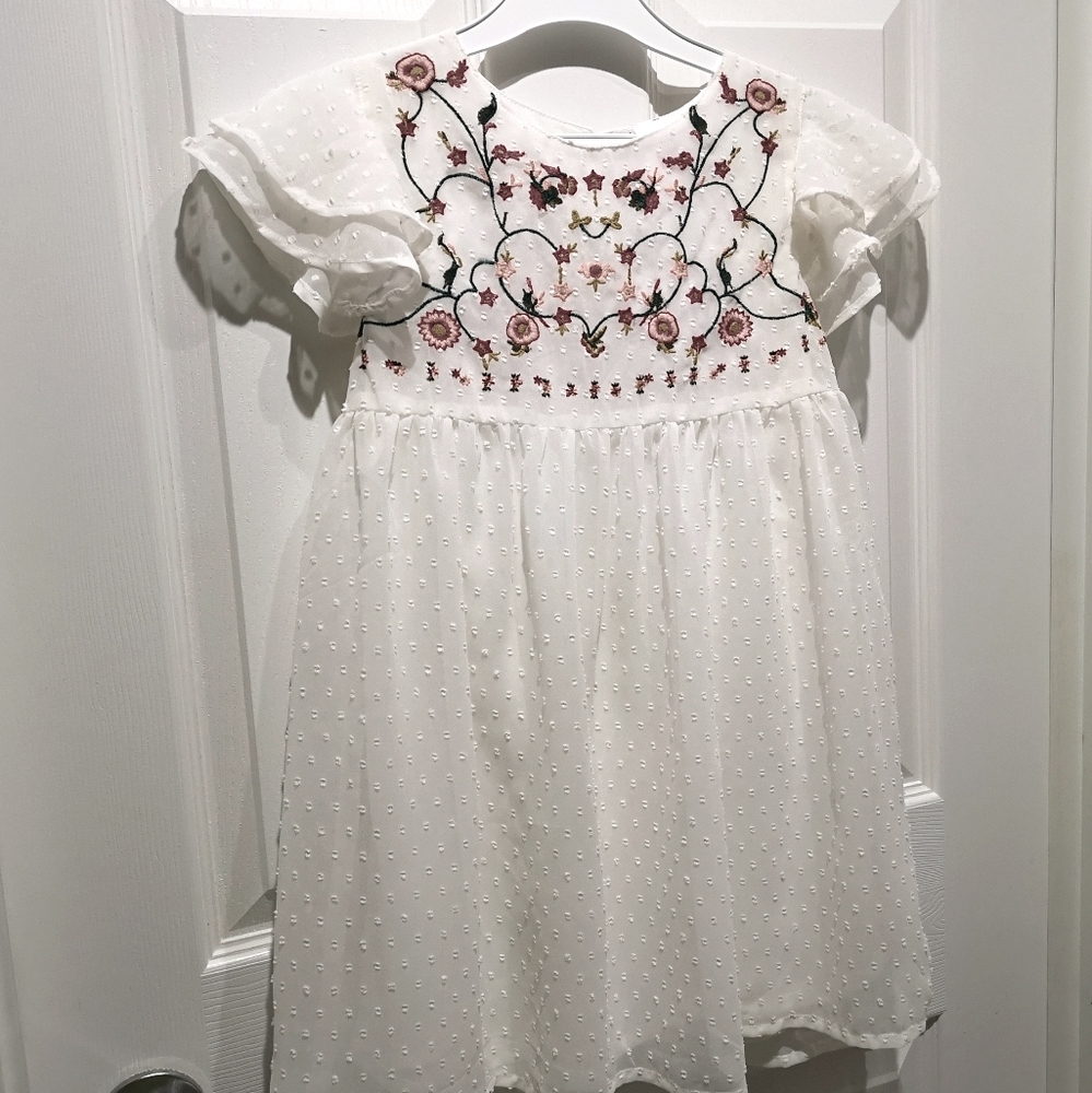 japna kids toddler white dress